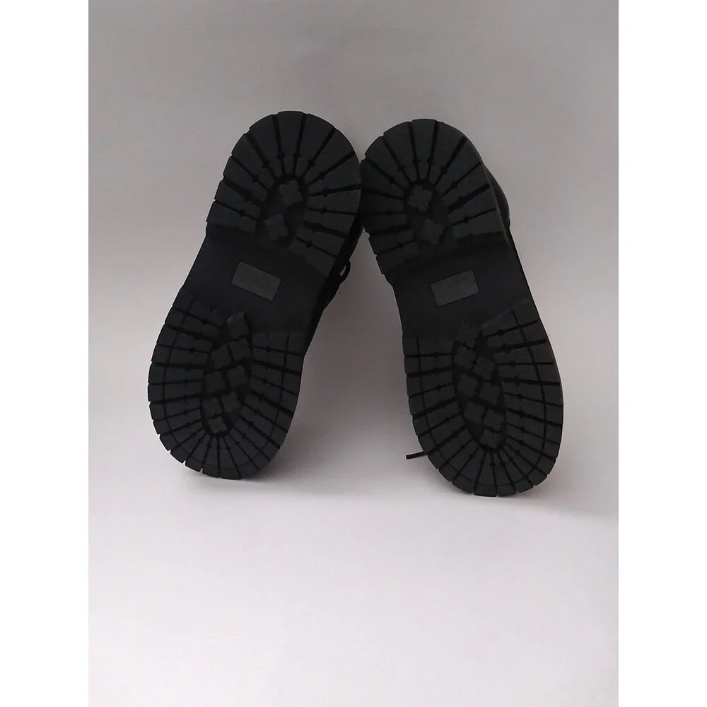 Outbound Trading Co. Black Faux Nubuck/Faux Suede Boots Size 6M